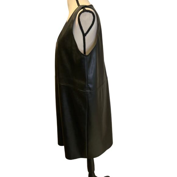 Evereve Elodie Shift Dress faux leather - Picture 5 of 12